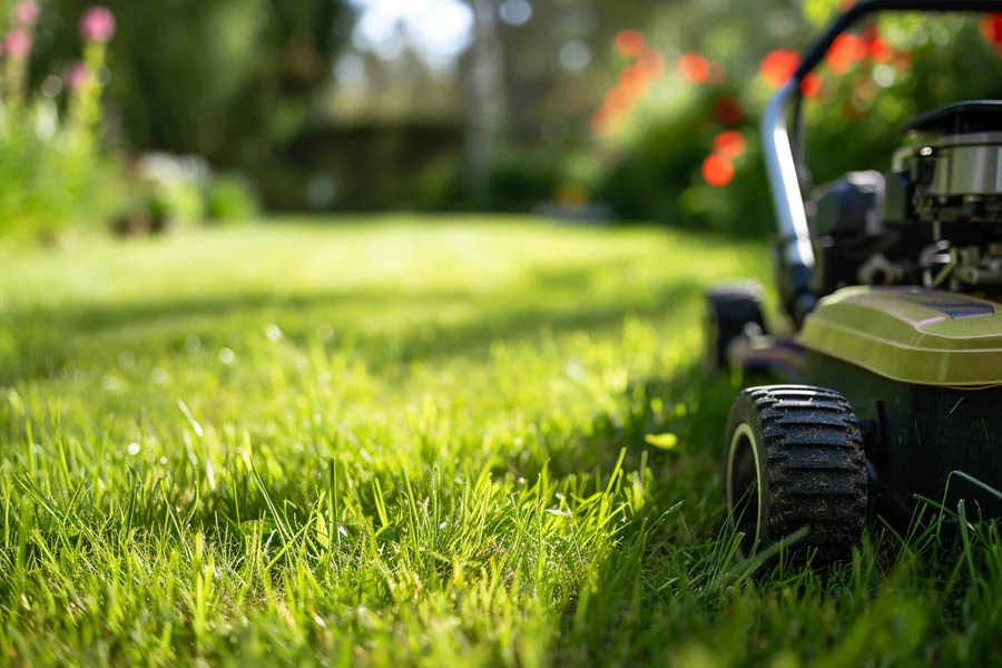 battery charged lawn mowers